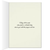 宗教万聖人日ヴィンテージ祈りの言葉 (内側 (右))