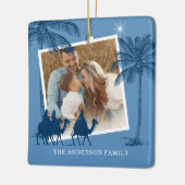 宗教三王2写真クリスマス セラミックオーナメント (左)