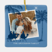 宗教三王2写真クリスマス セラミックオーナメント (正面)