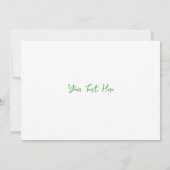 宗教上のメリークリスマスクリスフィッシュスクリプト カード (裏面)