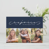 宗教上の休日の海軍3枚の写真カード シーズンカード (スタンド正面)