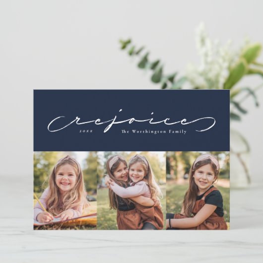 宗教上の休日の海軍3枚の写真カード シーズンカード (スタンド正面)