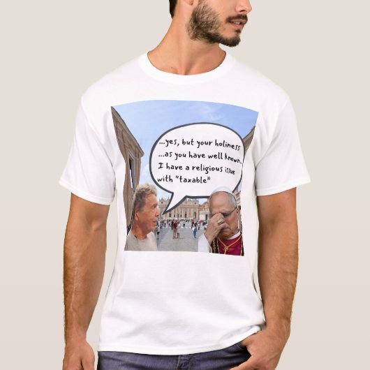 宗教上の問題があります Tシャツ (正面)