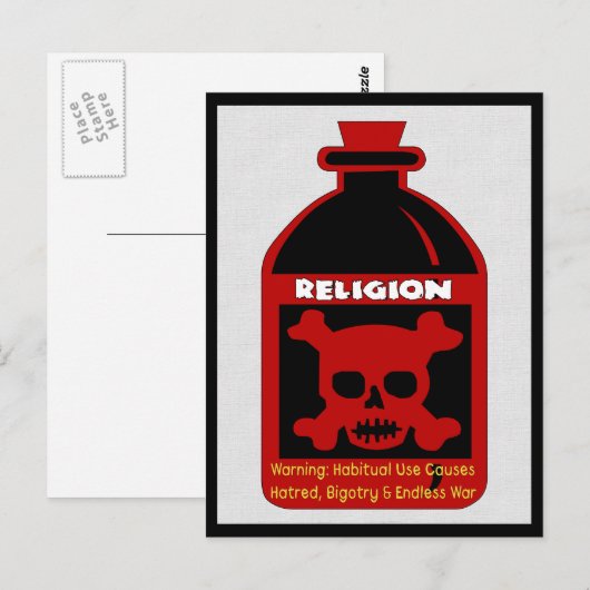 宗教上の毒 ポストカード (正面/裏面)