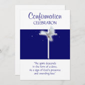 宗教上の確認は少年を青に変える 招待状 (正面/裏面)