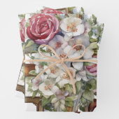 宗教上の記号と悔やみや弔慰の詩 ラッピングペーパーシート (インサイチュ)