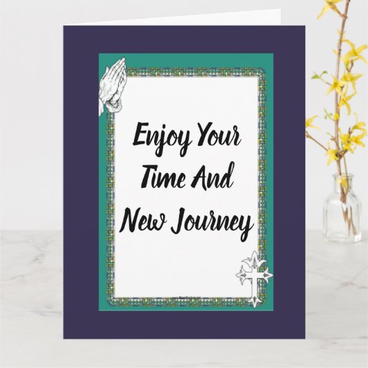 宗教上の カード (黄色い花)