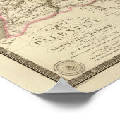 宗教中東地図 ポスター (角)