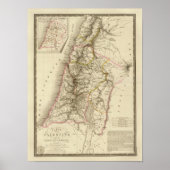 宗教中東地図 ポスター (正面)