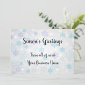 宗教以外のクリスマスビジネスのお祝い シーズンカード (スタンド正面)