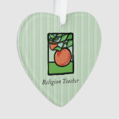 宗教先生ありがとう、アップル オーナメント (正面)