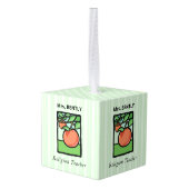 宗教先生ありがとう、アップル キューブオーナメント (裏面アングル)