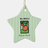 宗教先生ありがとう、アップル セラミックオーナメント (右)