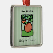 宗教先生ありがとう、アップル メタルオーナメント (右)