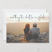 宗教写真を保存-日付カードKJV韻文 セーブザデート (正面)