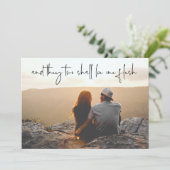 宗教写真を保存-日付カードKJV韻文 セーブザデート (スタンド正面)