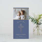 宗教写真カード-ありがとう(洗礼、等) サンキューカード (スタンド正面)