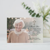 宗教写真追悼式サンキューカード サンキューカード (スタンド正面)