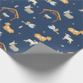 宗教出生のクリスマスのギフトの包装紙 ラッピングペーパー (角)