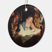 宗教出生の背景画のオーナメント セラミックオーナメント (左)