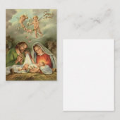 宗教出生クリスマスイエズマリヨセフ 名刺 (正面/裏面)