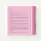 宗教創生の世界雑誌ホームスクール ノートブック (裏面)