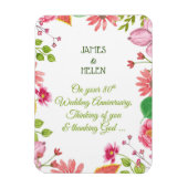 宗教創立80周年記念結婚の花 マグネット (縦)