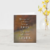 宗教勇気付けられる カード (黄色い花)