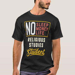 宗教勉強専攻の学生の卒業 Tシャツ