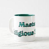 宗教勉強 ツートーンマグカップ (正面左)