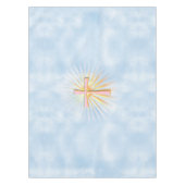 宗教十字からの光の光(W/Cloud) テーブルクロス (正面)