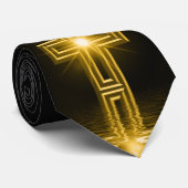 宗教十字の精神的な首のタイ ネクタイ (ロール)