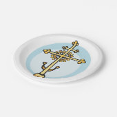 宗教十字架 ペーパープレート (アングル)