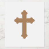 宗教十字架 ワインラベル (シングルラベル)