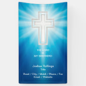 宗教十字|のクリスチャン 横断幕 (縦)