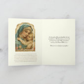 宗教友好祈りの言葉賛美マリー&イエス カード (内部)