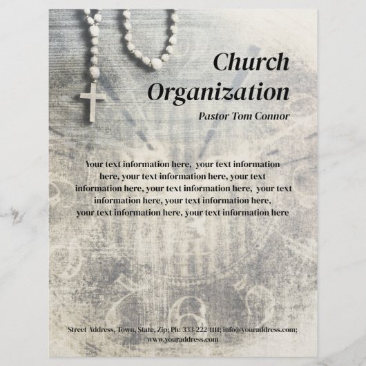 宗教団体や組織ヴィンテージ時計頭文字 レターヘッド (正面)