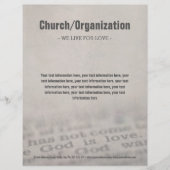 宗教団体や組織神はラブレターヘッド レターヘッド (正面)