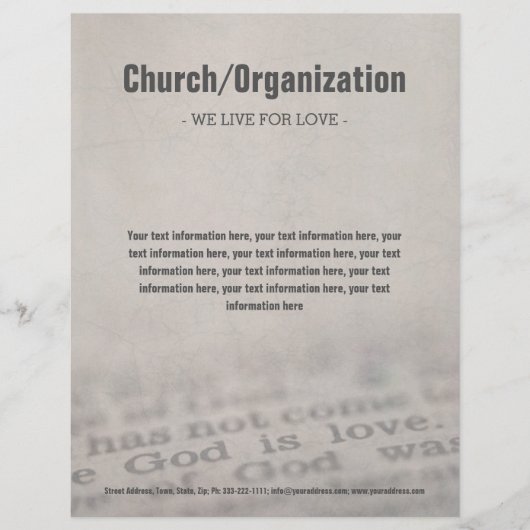 宗教団体や組織神はラブレターヘッド レターヘッド (正面)