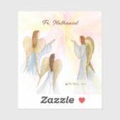 宗教天使パーソナライズされた シール (シート)