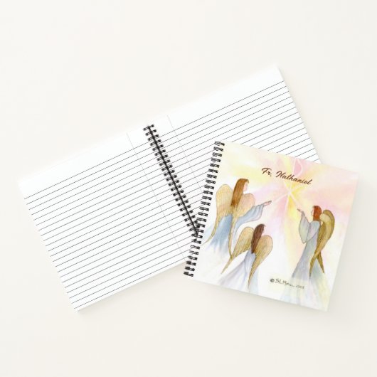 宗教天使パーソナライズされた ノートブック (内部)