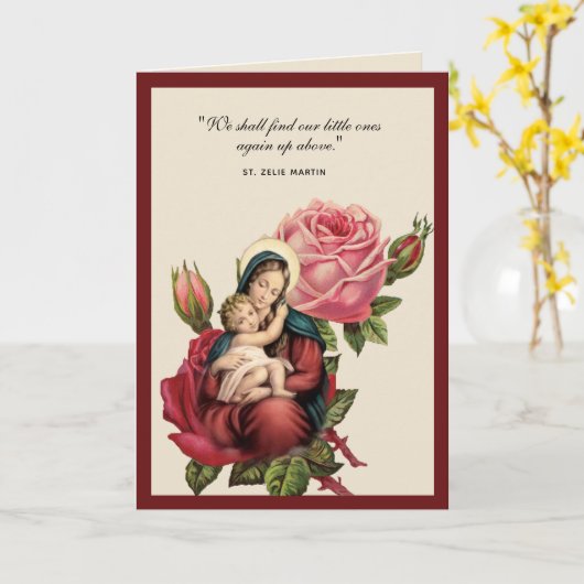 宗教妊娠損失悔やみや弔慰流産カード カード (黄色い花)