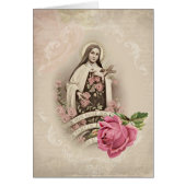 宗教子供のイエス・キリストのバラのヴィンテージのSt.テレーズ (正面)