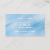 宗教宗教キリスト教牧師キリスト教 名刺 (裏面)