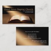 宗教宗教キリスト教牧師キリスト教 名刺 (正面/裏面)