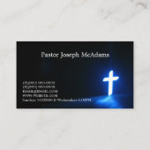 宗教宗教キリスト教牧師キリスト教 名刺 (裏面)