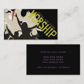 宗教宗教宗教キリスト教を崇拝する 名刺 (正面/裏面)