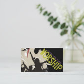 宗教宗教宗教キリスト教を崇拝する 名刺 (スタンド正面)