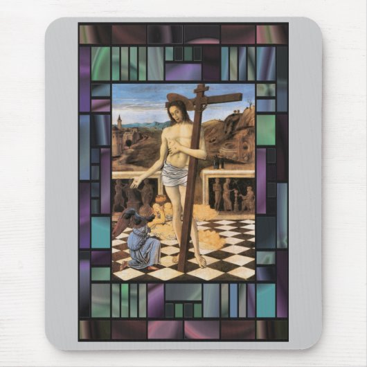 宗教家のイエスの血 マウスパッド (正面)