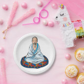 宗教家めい想の紙プレート ペーパープレート (パーティー)